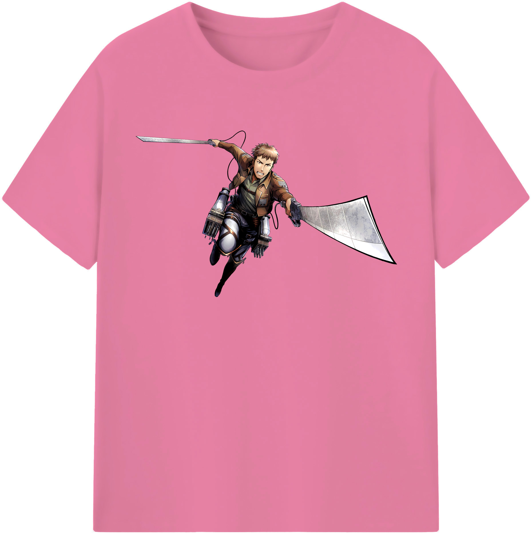 （画像用） 進撃の巨人 Attack on Titan 綿100％半袖Tシャツ（フロントプリント）